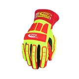 Gloves, HPPE, Kevlar, LG, Hi-Vis Green/Red, 5 per bag redirect to product page