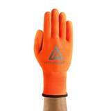 Gloves, Coated, Nylon, Fiberglass, Polyester, XL, Hi-Viz Orange, 1 pair redirect to product page