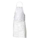 Apron, Breathable, Particle Protection, 28 in X 40 in, White, 100 per case redirect to product page