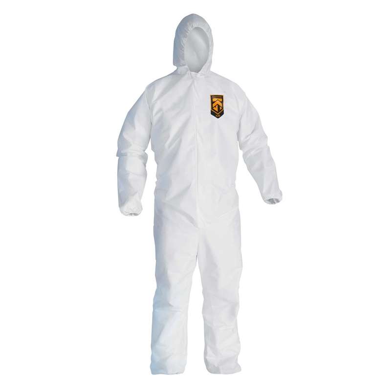 Coverall, Breathable Particle Protection, 4X, White, 20 per case