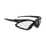 Safety Glasses, Nemesis, Clear Lens Tint, Polycarbonate, Anti-Fog, One Size, Black Frame, w/Foam Gasket, 12 per dozen redirect to product page