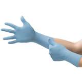 Gloves, Integra EC N87, Nitrile, Powder-Free, Disposable, Textured, 7.9 mil Palm/9.1 mil Finger, XL, Blue, 500 per cae redirect to product page