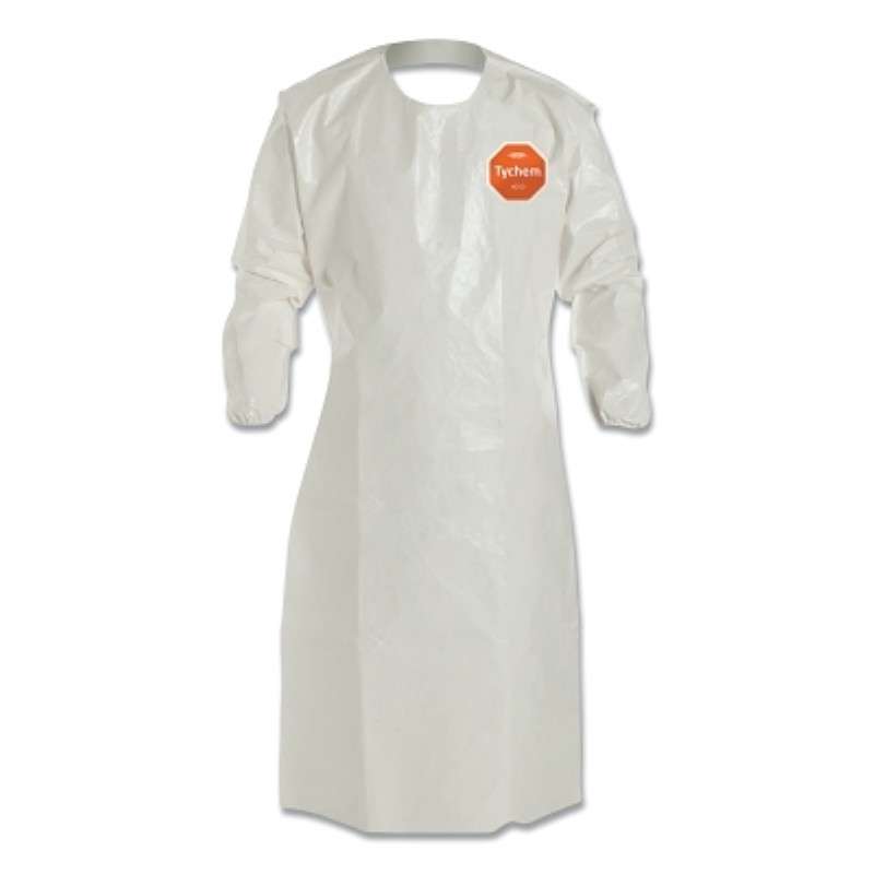 Tychem 4000 Apron Bound Seams White 00