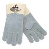 High Heat Gloves, Treated Green Split Leather, Double Wool Lining, Gray, X-Large redirect to product page