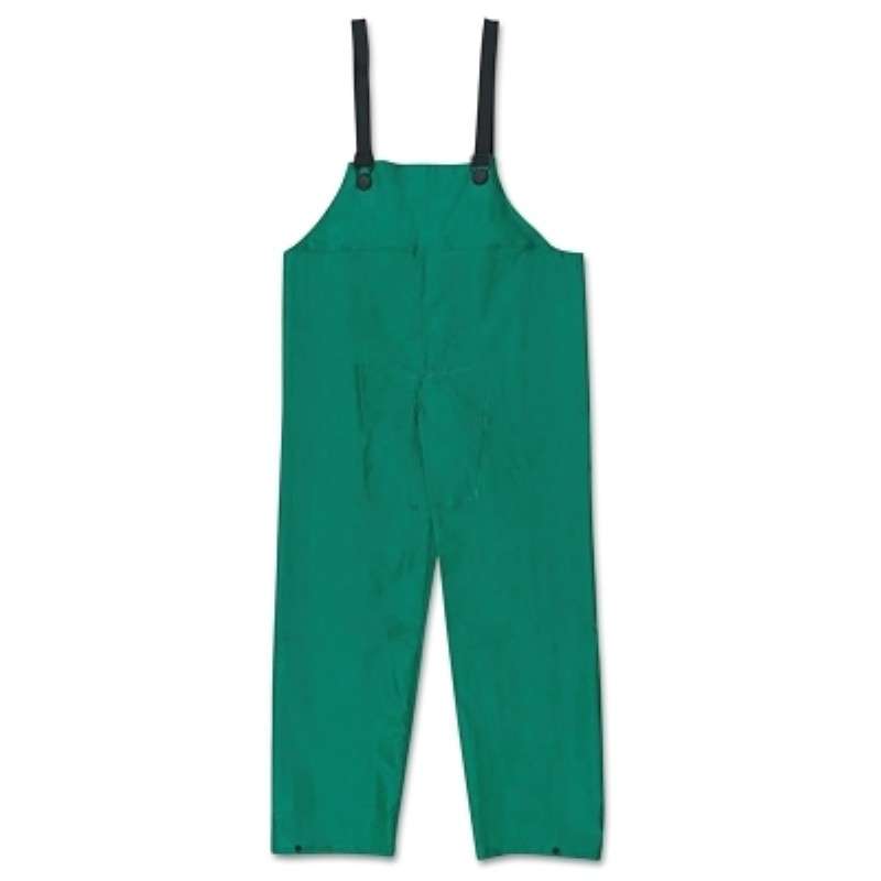 Rain Bib Pants, Polyester/PVC, Green, X-Large, Dominator Series