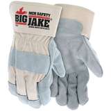 Work Gloves, A Plus Grade Leather, Single Palm, 2.75" Cuff, X-Large, Big Jake Series redirect to product page