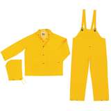 Waterproof Coverall, 3-Piece Rain Suit, Yellow, 3X-Large, Classic Series redirect to product page