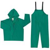 Rain Suit, 2-Piece, PVC/Polyester, Green, 2X-Large, Dominator Series redirect to product page