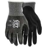Safety Gloves, PU Coated, 13-Gauge, Salt-and-Pepper/Black, Medium, CutPro Series redirect to product page
