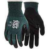 Work Gloves, Nitrile-Foam Coated, Green/Black, Large, CutPro Series redirect to product page