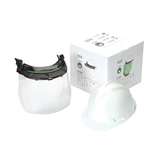 Hard Hat Kit, V-Gard, Includes Clear PC Visor, for Slotted Caps, White redirect to product page