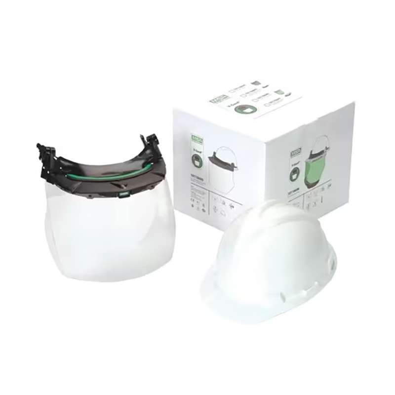 Hard Hat Kit, V-Gard, Includes Clear PC Visor, for Slotted Caps, White