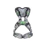 Safety Harness, V-Fit, Full-Body, Back D-Ring, Chest/Tongue-Buckle Leg Straps redirect to product page