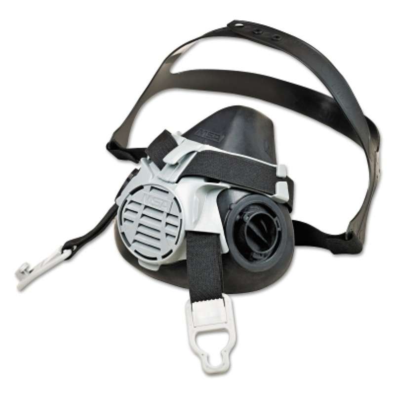 Half Mask Respirator, Advantage 420 Assembly, Rubber, Black, Medium