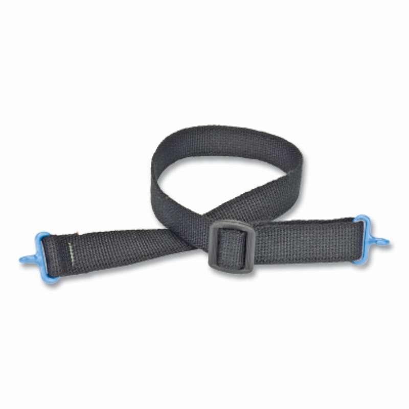Chinstrap, Attaches to Shell, 3/4" Nomex Webbing, 2-Point, Black