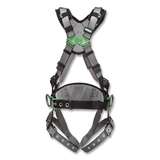 Safety Harness, V-Fit, F/B, Construction, Back/Hips D-Rings, Tongue Buckle Leg Straps, XL redirect to product page