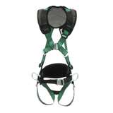 Safety Harness, V-Form, F/B, Construction, Back D-Rings, Tongue Buckle Leg Straps, XL redirect to product page