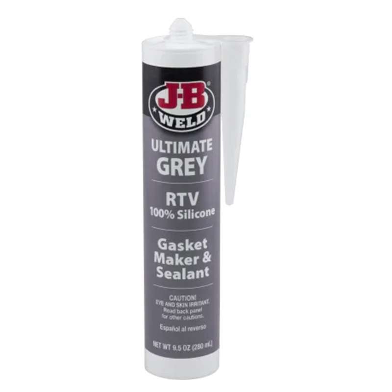 Ultimate Gray RTV Silicone Sealant Caulk, 9.5 oz Cartridge