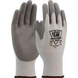 Gloves, Barracuda Gray Polykor Seamless Knit, Polyurethane Palm Medium, 12 pair pr dozen redirect to product page