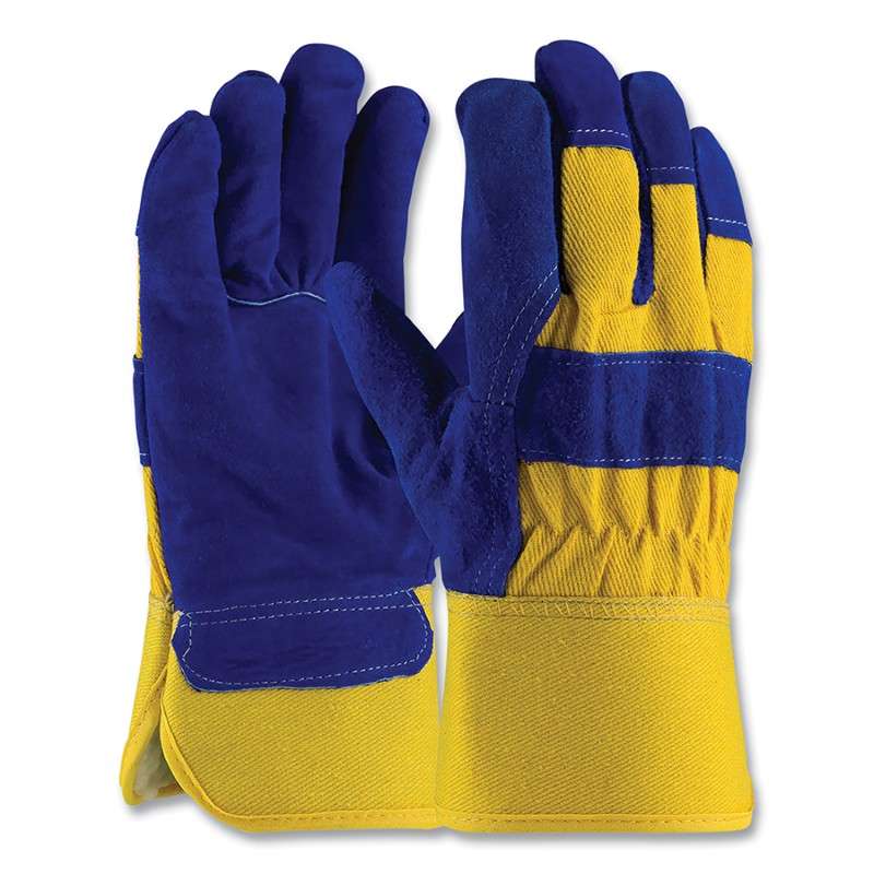 Gloves, Leather Palm Split Cowhide, Fleece Insulated, Xlarge, 12 pair per dozen