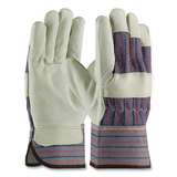 Gloves, Cowhide Leather Palm. Fabric Back, Black, Xlarge, 12 pair per dozen redirect to product page