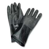 Rubber Butyl Gloves Rough Grip, Xlarge 14 mil, 6 pair per bag redirect to product page