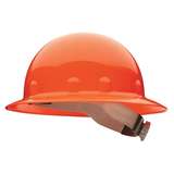 Hardhat, Full Brim, Smooth, Thermoplastic, Type I with 3-R Ratchet Headband Orange redirect to product page