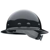 Hardhat, Full Brim, Smooth, Thermoplastic, Type I with 3-R Ratchet Headband Black redirect to product page