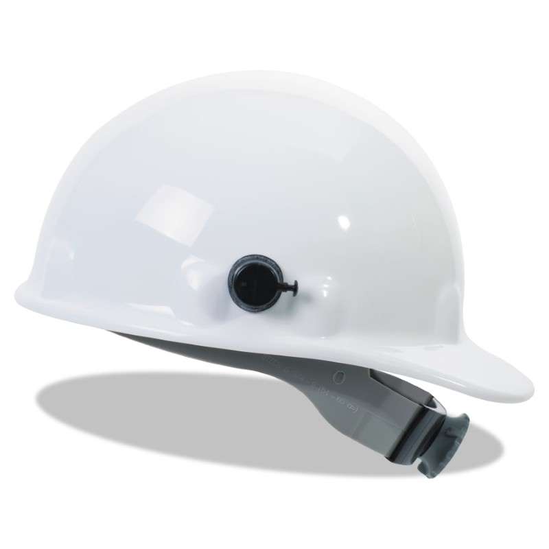 Hardhat, Cap Style, Thermoplastic, Type 1, White with 3-R Ratchet