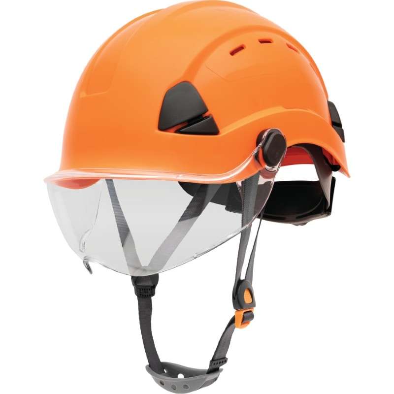 Hardhat, Safety Helmet, Class C, Vented, Orange