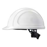 Hardhat, N10 Zone Type I Cap Style with HDPE Shield, Wheel Ratchet Adjustment, White 12 per pack redirect to product page