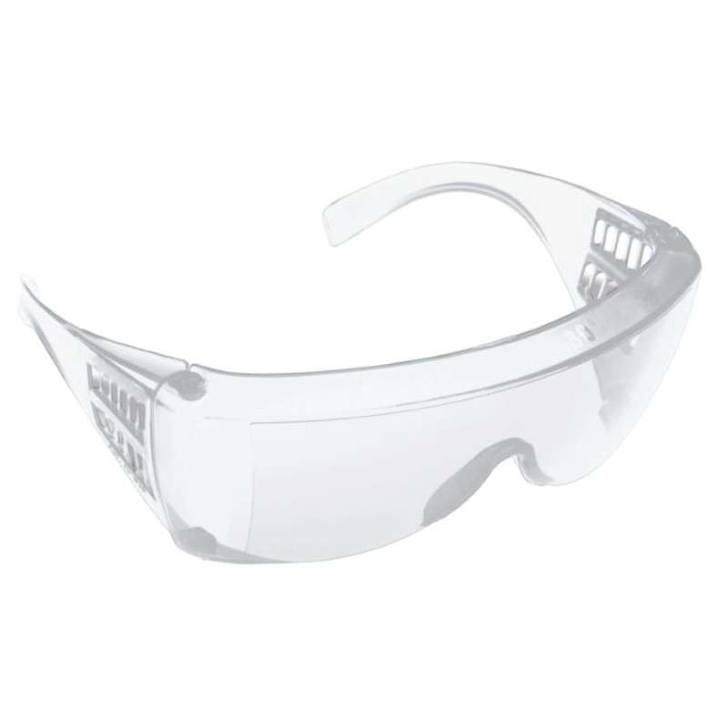 Safety Glasses, Black with Clear Lens, Norton 180 Deg, Anti-Scratch, Anti-Static, Anti-UV, 10 pair per box