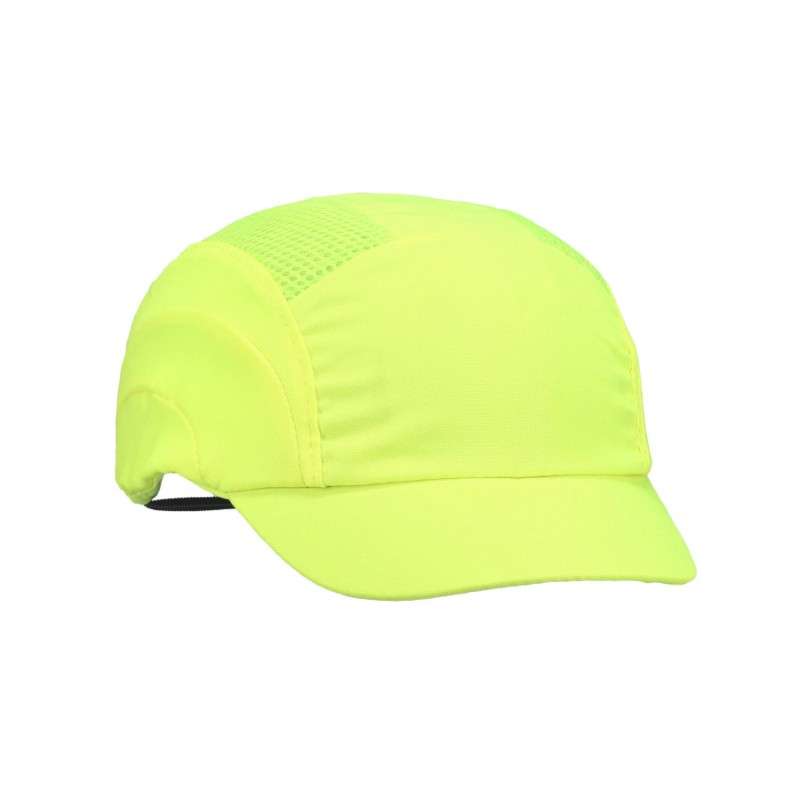 Essentials Baseball Style Bump Cap, with HDPE Liner, Short 2.00 in Brim, Hi-Vis Yellow, 20 per case