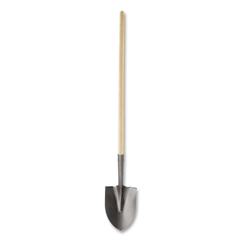 Shovel, Eagle, Round Point Blade, Open Back, 8.25"W x 57"L, White Ash