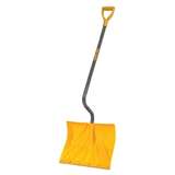 Snow Shovel, Poly Steel Blade, 18"W x 49.5"L, Ergonomic D-Handle redirect to product page