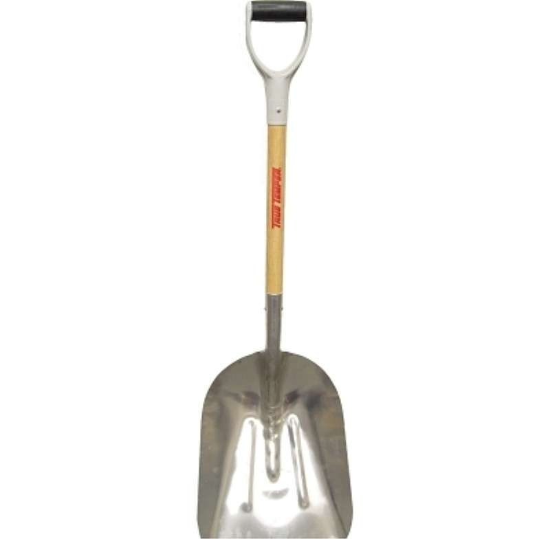 Shovel, Kodiak, Square Point Scoop, 14.75"W x 45"L, White Ash D-Handle
