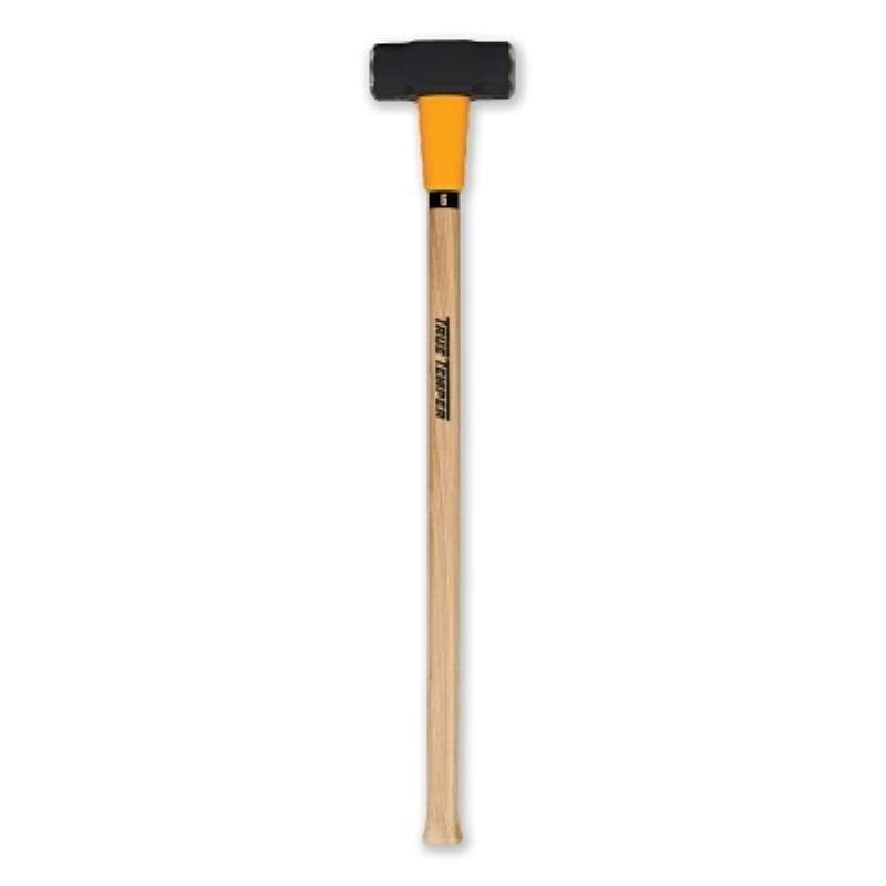 Sledge Hammer, Toughstrike, Straight, Steel, Double Face, 6lbs, 36"L, Hickory