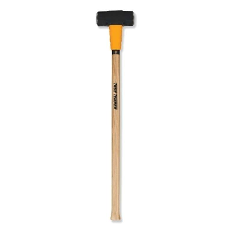 Sledge Hammer, Toughstrike, Straight, Steel, Double Face, 8lbs, 36"L, Hickory