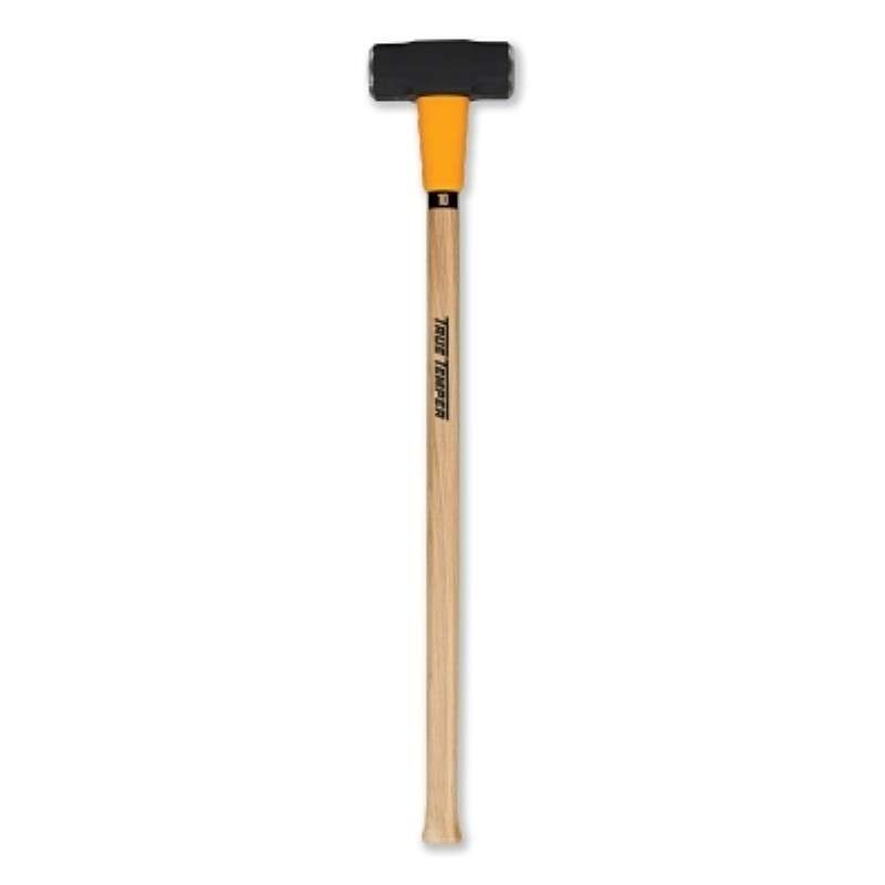 Sledge Hammer, Toughstrike, Straight, Steel, Double Face, 10lbs, 36"L, Hickory