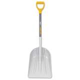 Scoop, Poly, Square Point, 14"W x 46"L, Hardwood D-Grip Handle redirect to product page