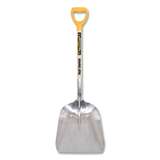 Scoop, Aluminum, Square Point, 15.25"W x 46"L, Hardwood D-Grip Handle redirect to product page