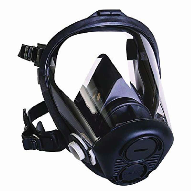 Respirator, Full Facepiece, 5-Point, Silicone, Reusable, Black, Large, RU6500 Series
