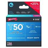 Staples, T50, Heavy-Duty, 9/16" x 3/8", 1250/Package redirect to product page
