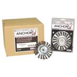 Wheel Brush, Stringer Bead, 6" Dia, 5/8" - 11 Arbor, 0.02", Stainless Steel redirect to product page