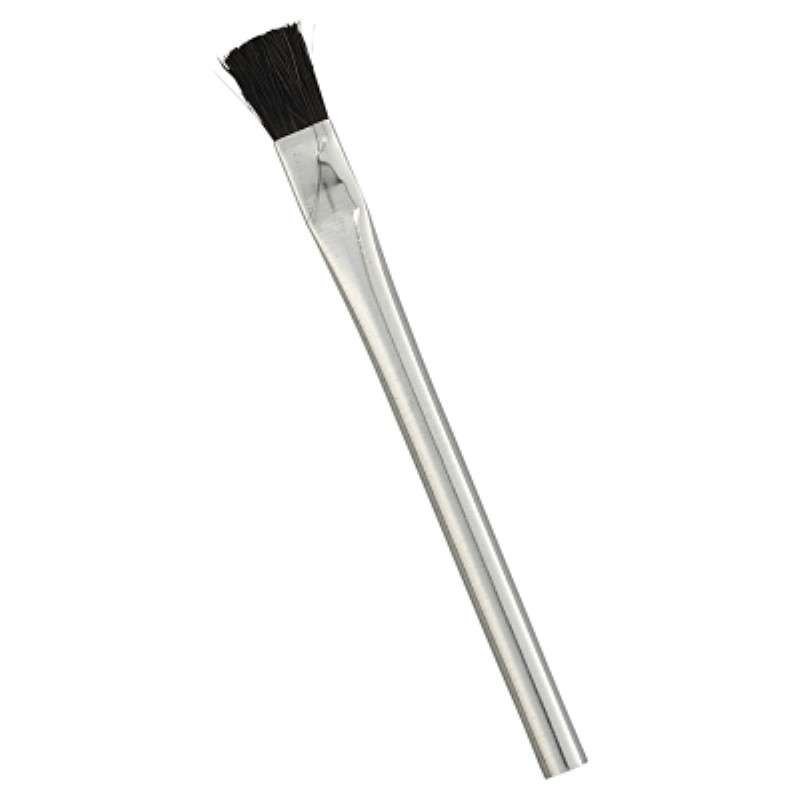 Brush, Acid, #2 Black Horsehair, Straight Tin Ferrule Handle, 6" OAL, 144 per Pack