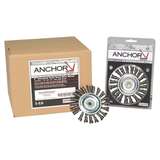 Brush, Knot Wheel, 4" Dia, 5/8" - 11 Arbor, 0.014" Carbon Steel Wire redirect to product page