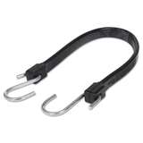 Rubber Strap, 19" OAL, EPDM, Zinc-plated Steel Hooks, Black redirect to product page