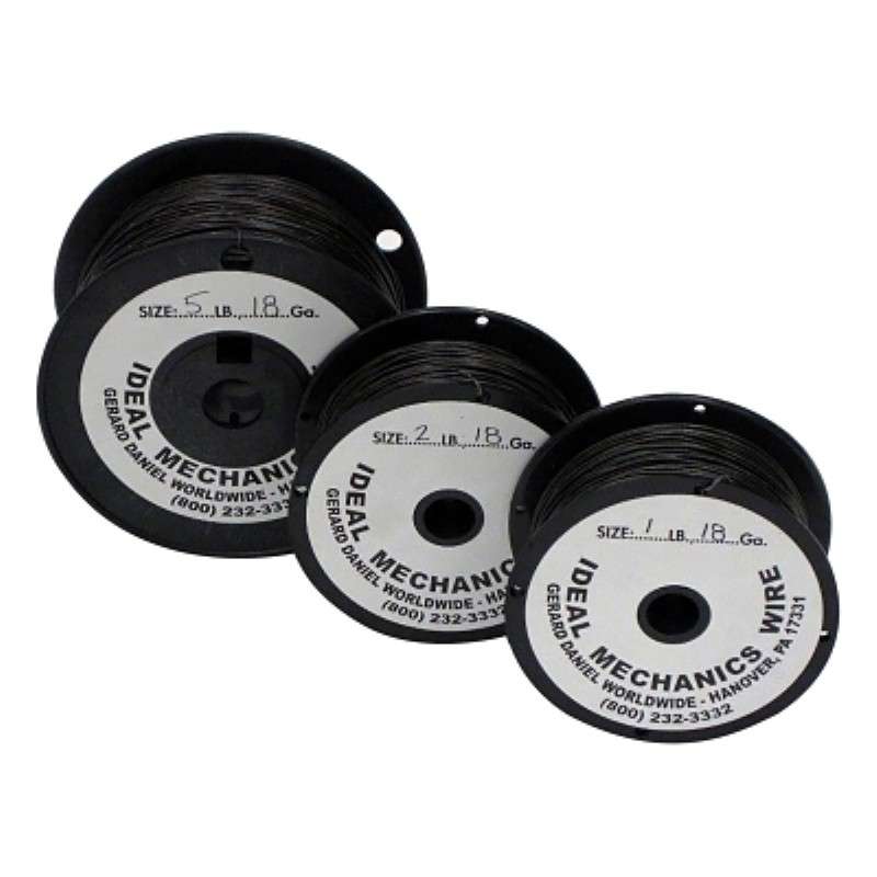 Mechanics Wire, 16 Gauge Wire Size, 5 lb Spool, Annealed, Steel