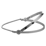 Hard Hat Adapter, Non-Slotted, Spring Mounting Bracket, Full Brim, Aluminum redirect to product page