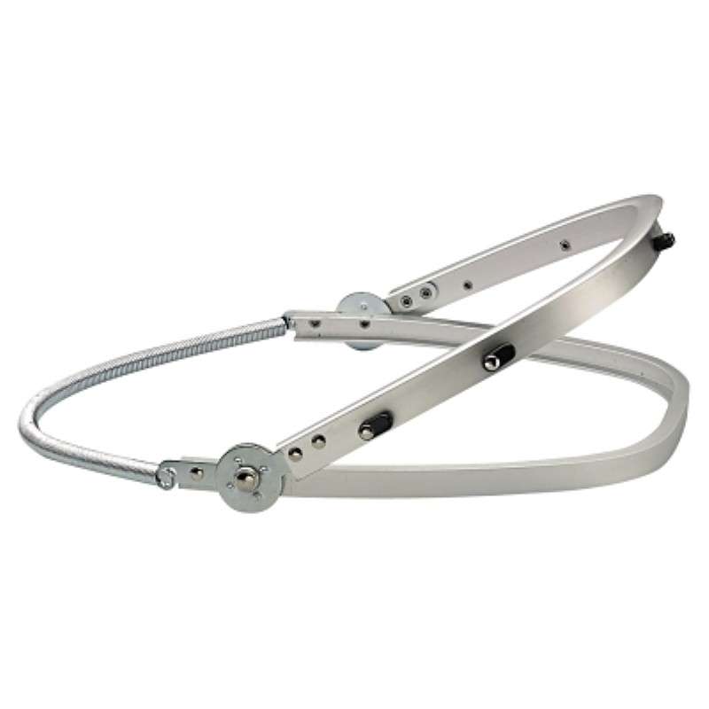 Hard Hat Adapter, Non-Slotted, Spring Mounting Bracket, Regular Brim